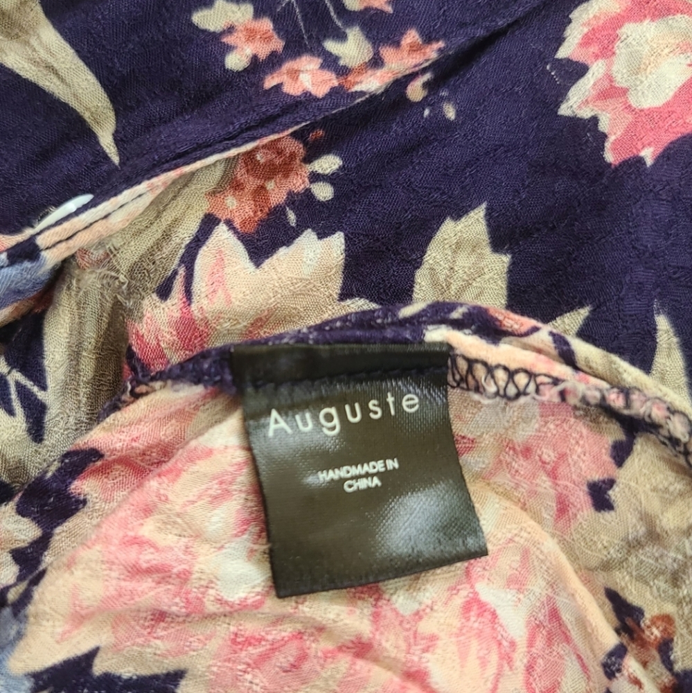 Auguste Alice day dress navy francis floral XS 6 - Picture 12 of 16